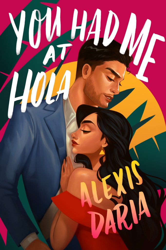 Illustrated book cover with a man and a woman embracing